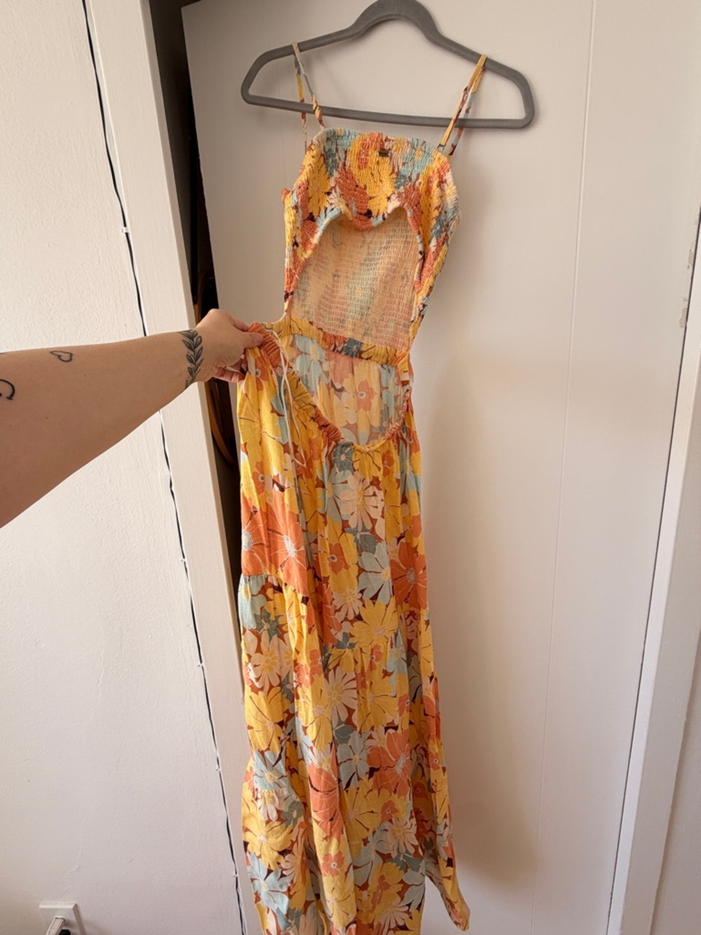 RipCurl sunrise session floral strapless sundress - Picture 6 of 12